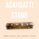 Aagman Wooden Agarbatti Incense Stick Box Holder Dhoop Stand Ash Catcher